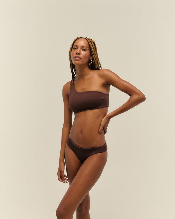 Bikini with Monica Top and Basic Thin Black Panties | Haight